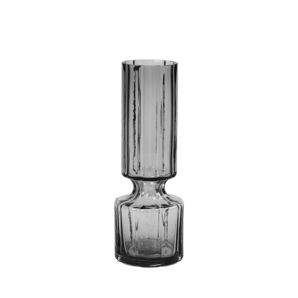 Product photograph of Broste Copenhagen Hyacint Vase Smoked Pearl Medium from Olivia's.
