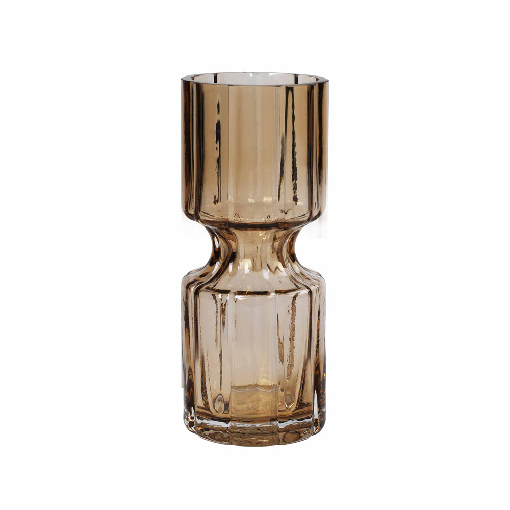 Product photograph of Broste Copenhagen Hyacint Vase Indian Tan from Olivia's