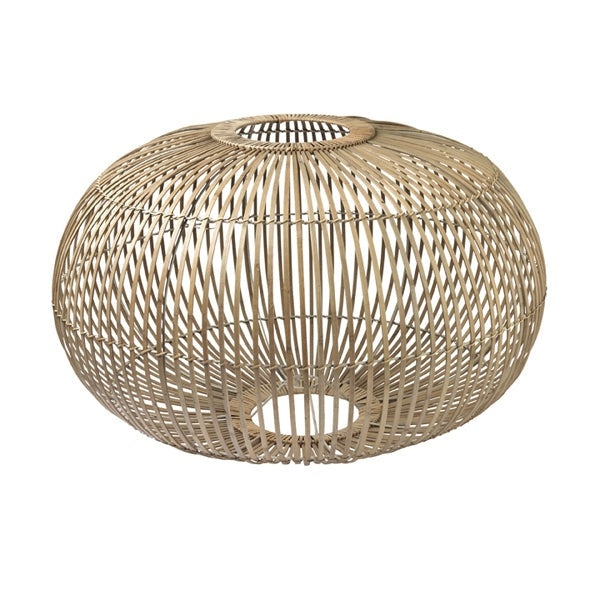 Product photograph of Broste Copenhagen Zep Light Shade Natural Brown Small from Olivia's.