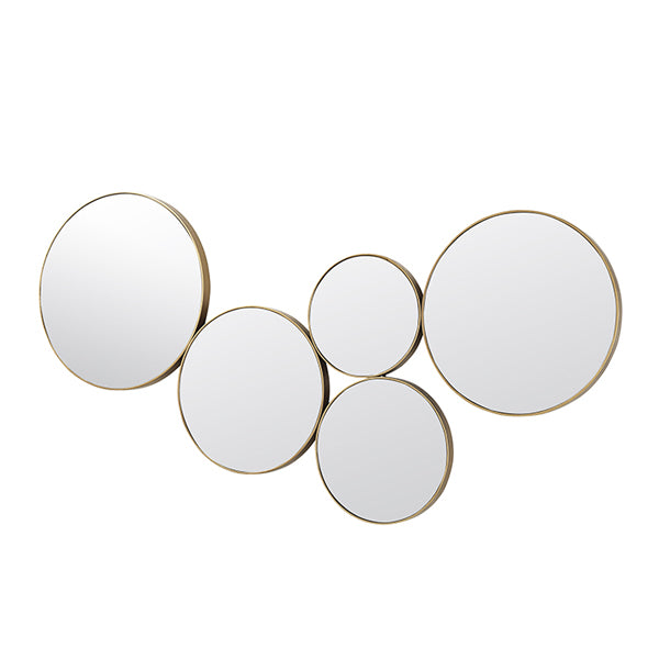 Broste Copenhagen Kunst Wall Mirror Brass Finish