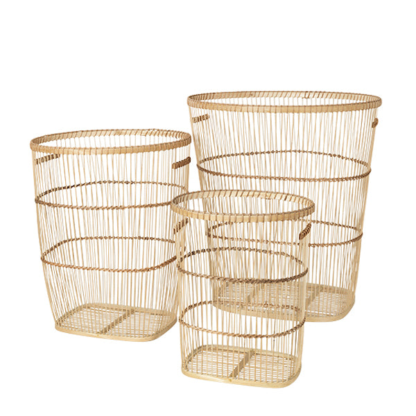 Product photograph of Broste Copenhagen Sabbie Basket Natural Brown from Olivia's
