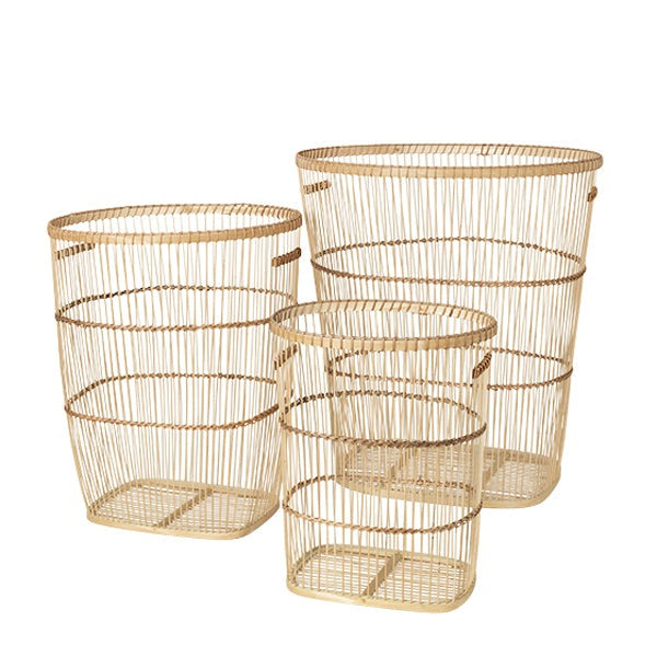 Product photograph of Broste Copenhagen Sabbie Natural Brown Basket Outlet from Olivia's