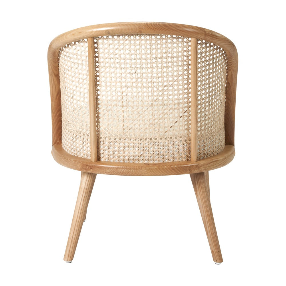 Product photograph of Olivia S Margot Boucl And Natural French Cane Chair from Olivia's.