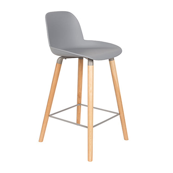 Zuiver Albert Kuip Bar Stool Light Grey Light Grey Large