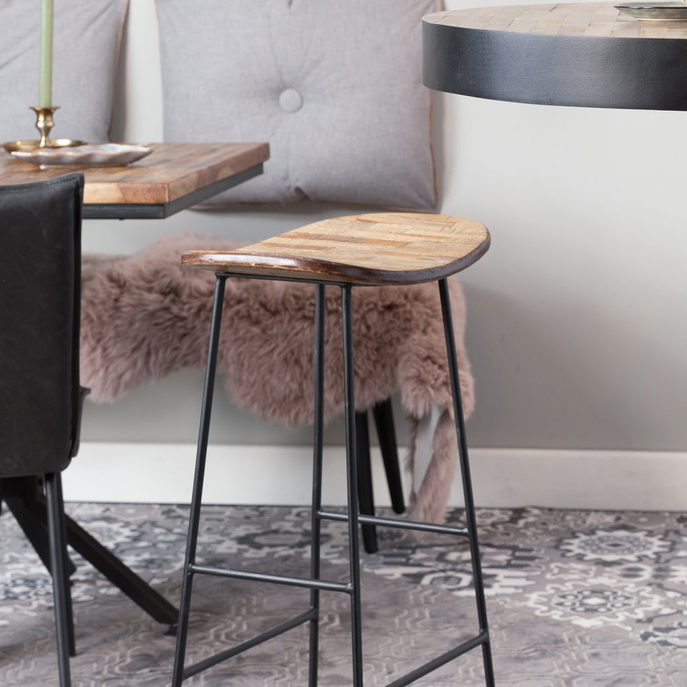 Product photograph of Olivia S Nordic Living Collection - Tait Counter Stool In Natural from Olivia's.