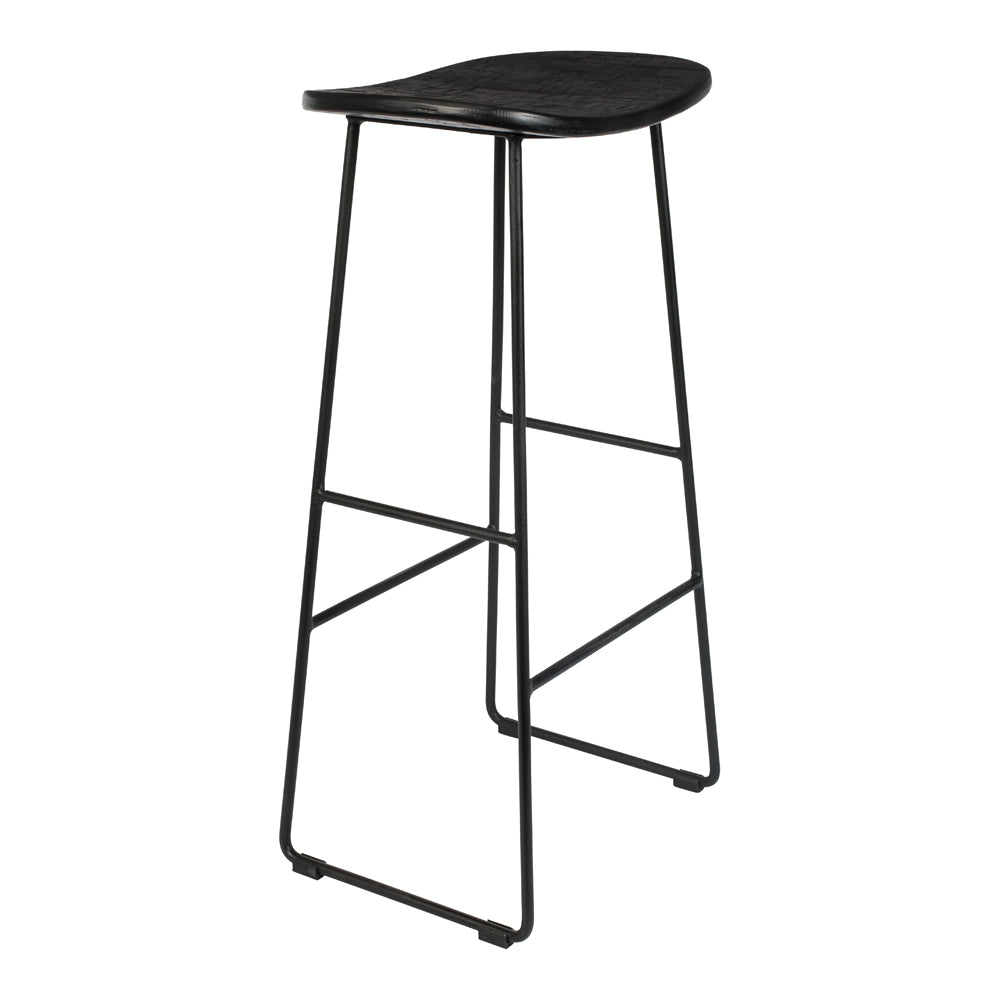 Olivias Nordic Living Collection Tait Bar Stool In Black