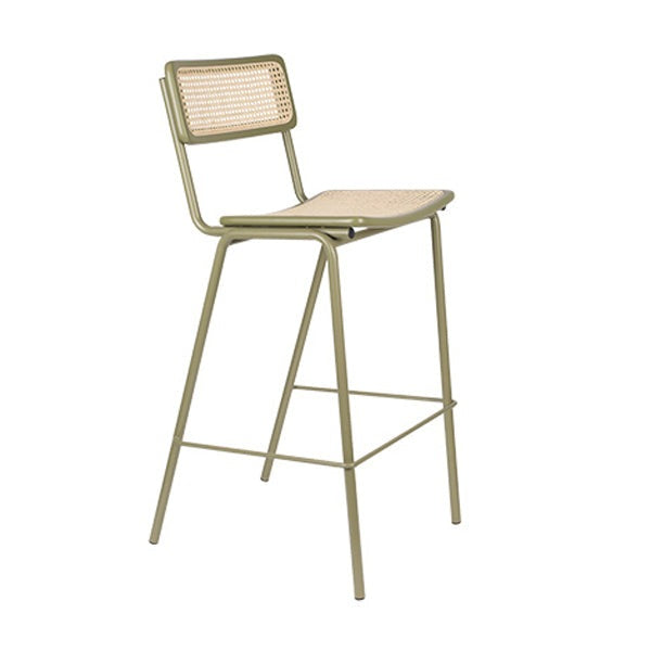 Product photograph of Zuiver Set Of 2 Jort Bar Stools Green Green Natural Large from Olivia's