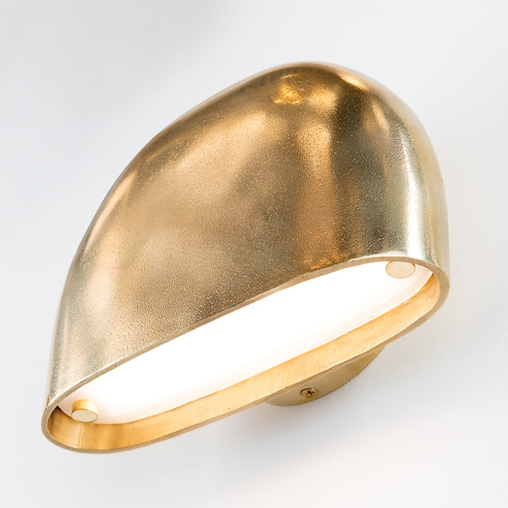 Product photograph of Hudson Valley Lighting Diggs Led Wall Sconce Aged Brass from Olivia's.