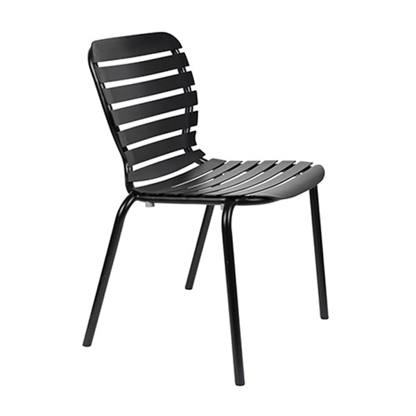 Product photograph of Zuiver Set Of 2 Vondel Outdoor Chairs Black Black from Olivia's