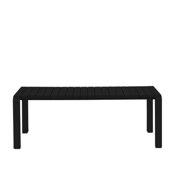 Product photograph of Zuiver Vondel Garden Bench In Black - Large Black Large from Olivia's