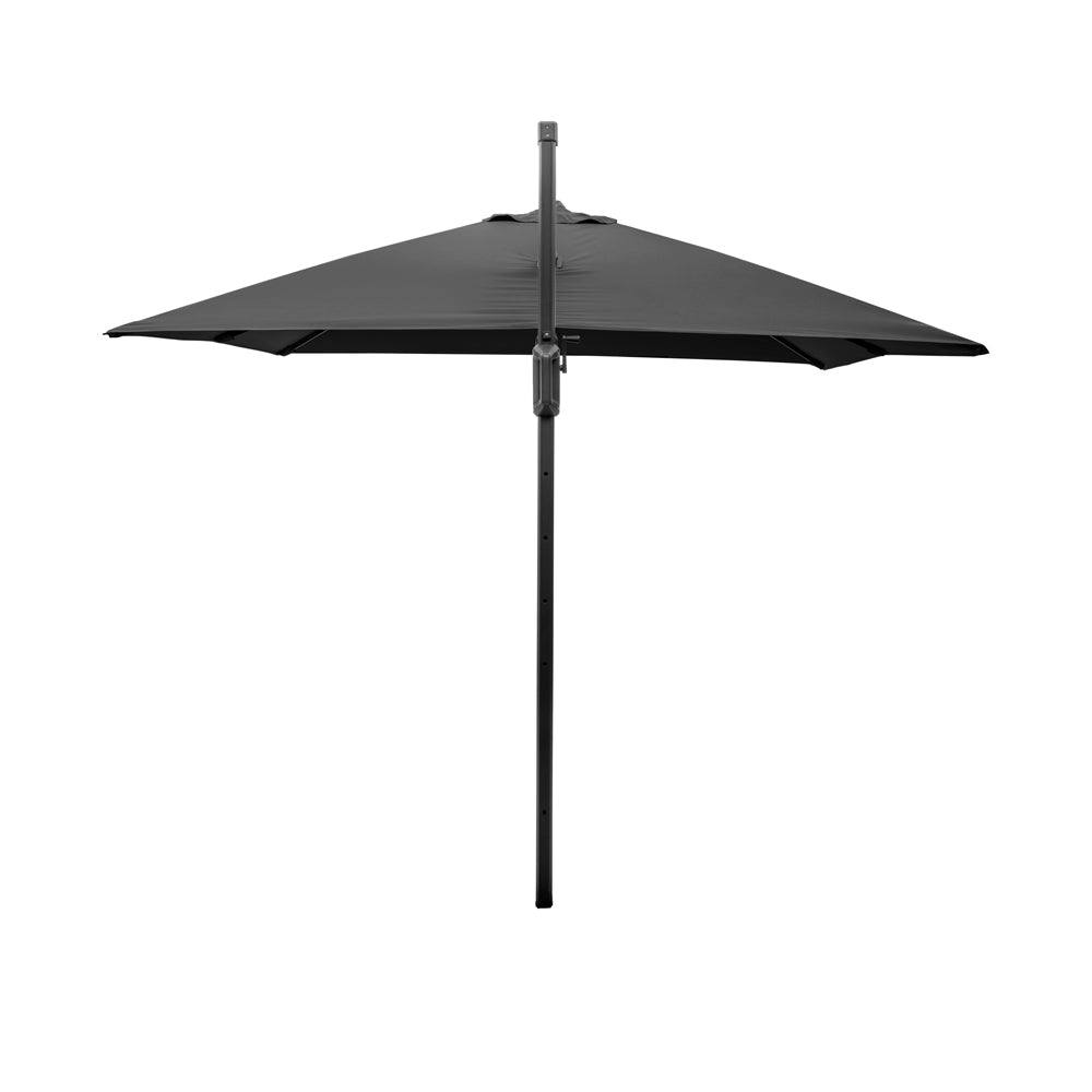 Product photograph of Olivia S Audrey Glow Challenger T2 3m Square Anthracite Parasol from Olivia's.