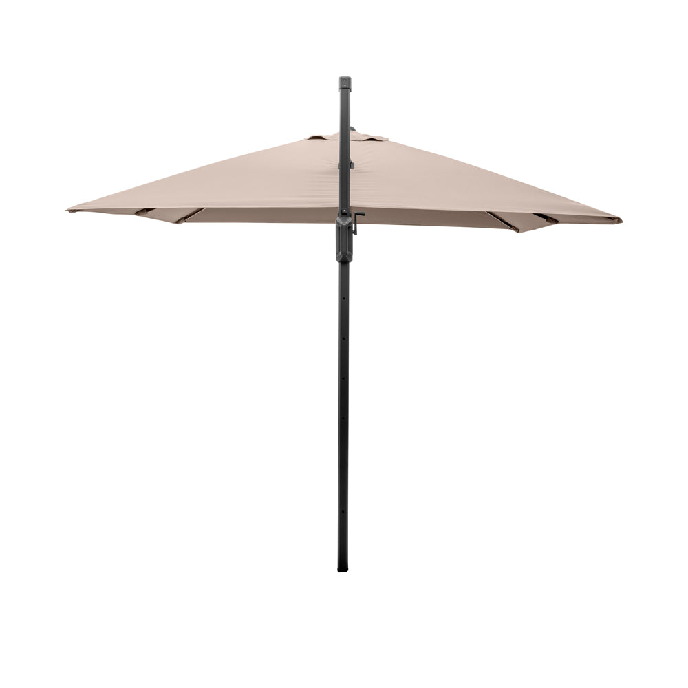 Product photograph of Olivia S Audrey Glow Challenger T2 3m Square Taupe Parasol from Olivia's.