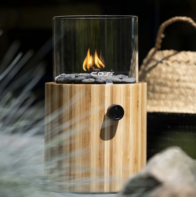Product photograph of Cosiscoop Fire Lantern In Bamboo from Olivia's.