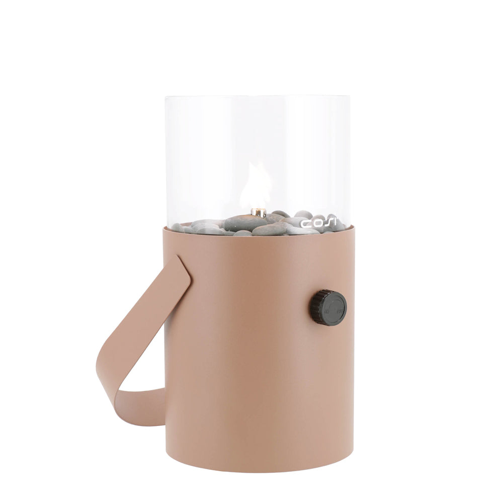 Product photograph of Cosiscoop Fire Lantern In Terracota from Olivia's.