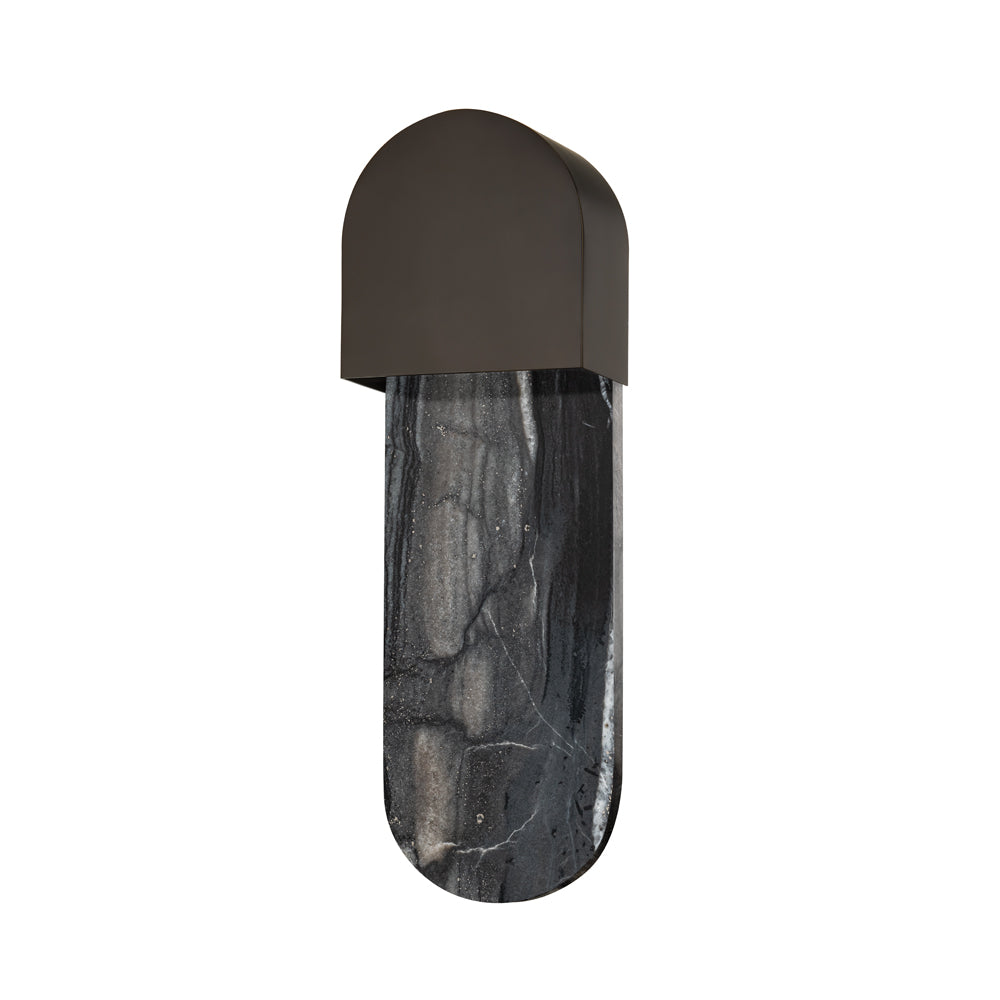 Product photograph of Hudson Valley Lighting 1 Light Wall Sconce In Black Brass from Olivia's