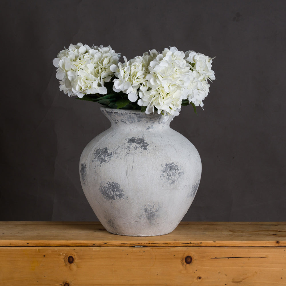 Product photograph of Hill Interiors Downton Large Antique Vase In White from Olivia's.