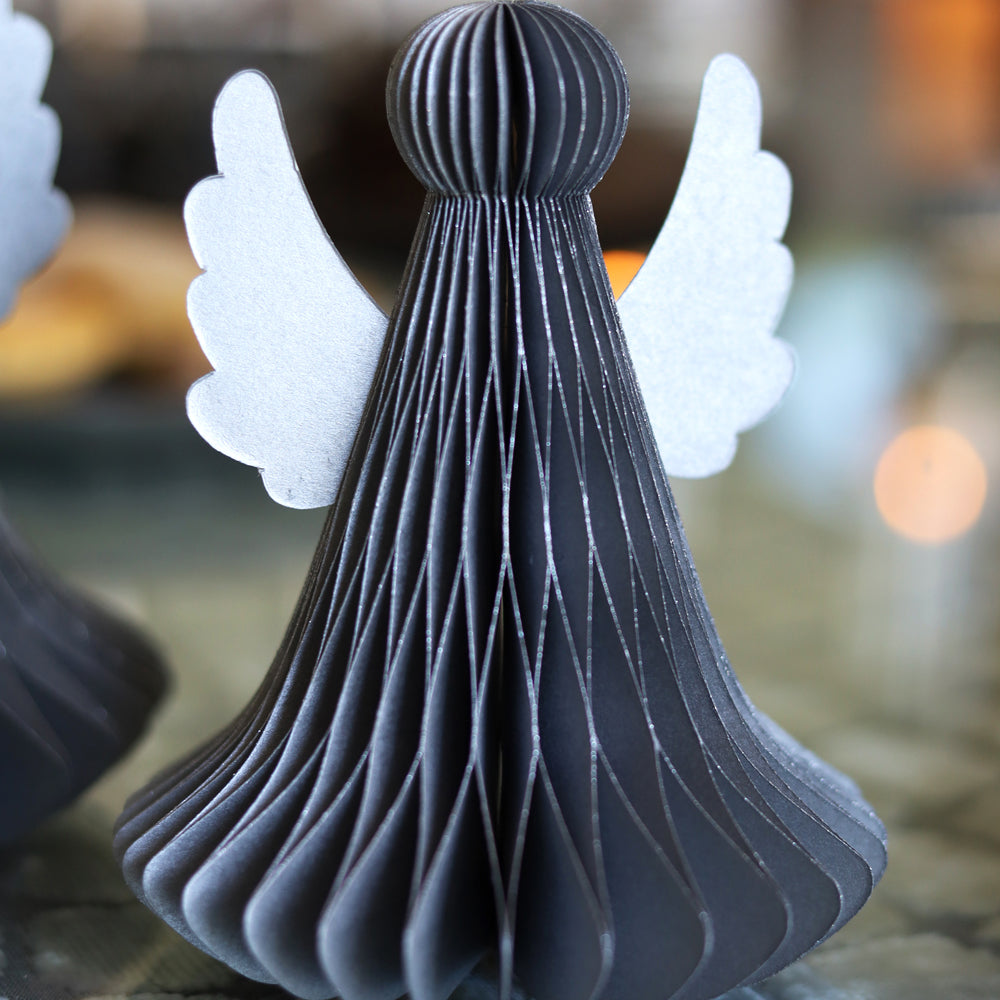 Product photograph of Broste Copenhagen Angel Ornament Silver Small from Olivia's.