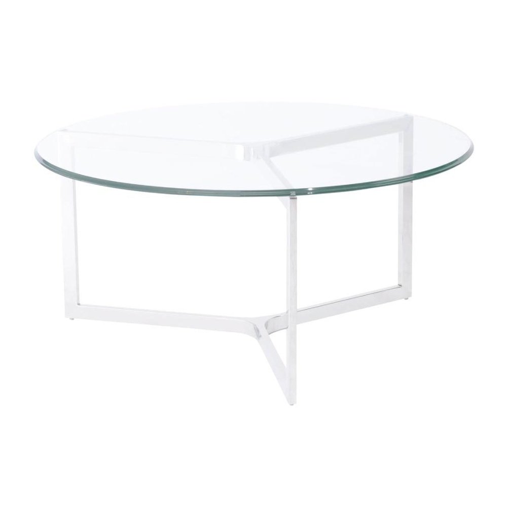 Libra Linton Coffee Table Stainless Steel And Glass