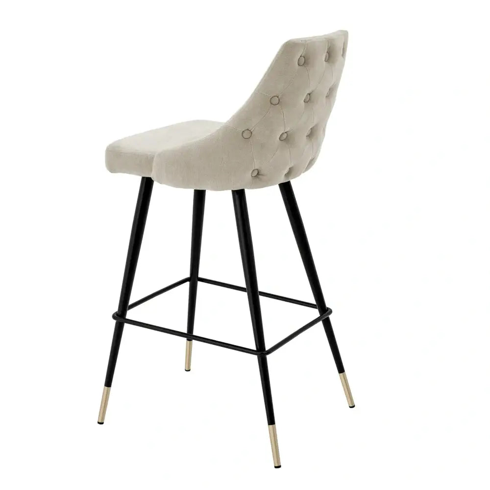 Product photograph of Eichholtz Cedro Bar Stool In Clarck Sand from Olivia's.