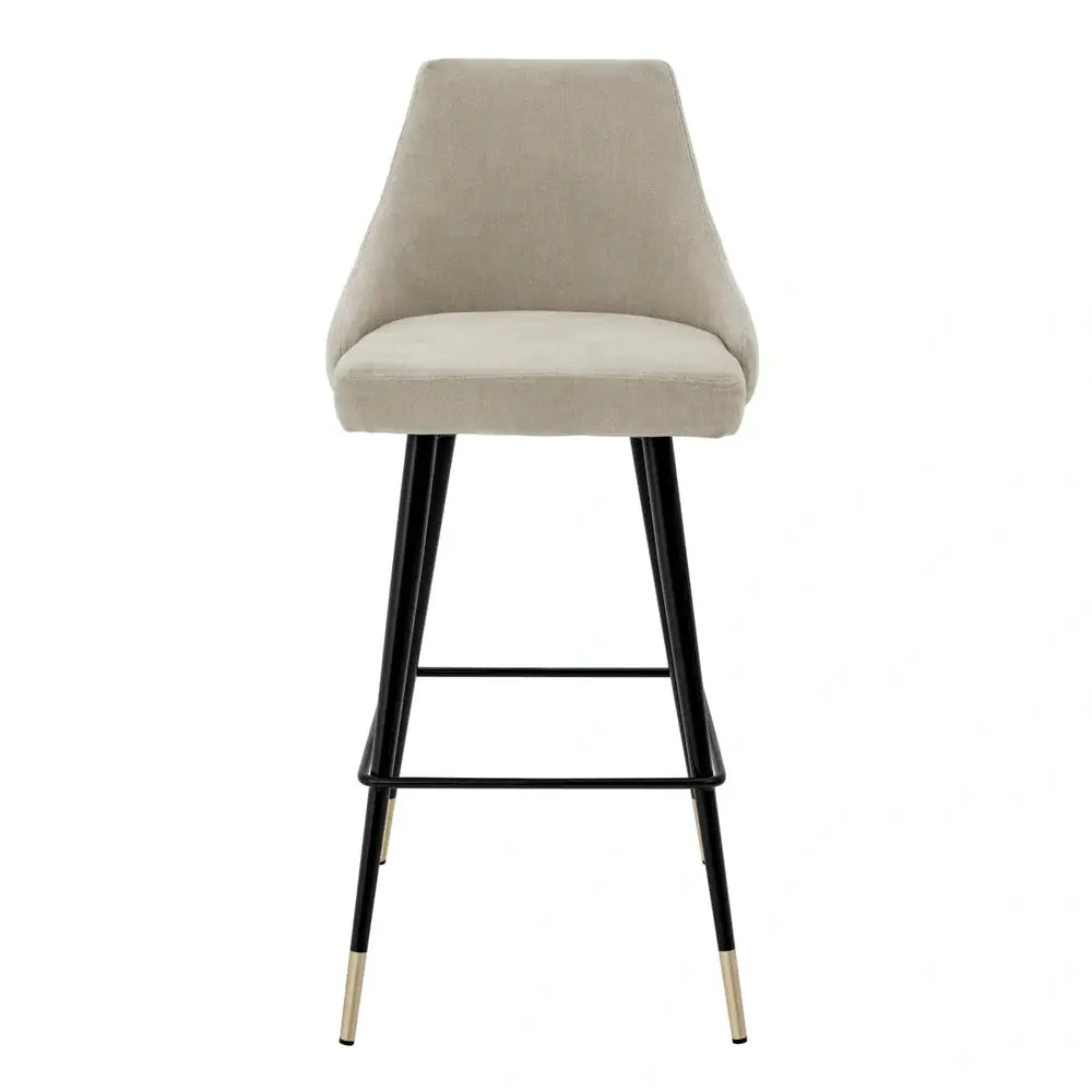 Product photograph of Eichholtz Cedro Bar Stool In Clarck Sand from Olivia's.