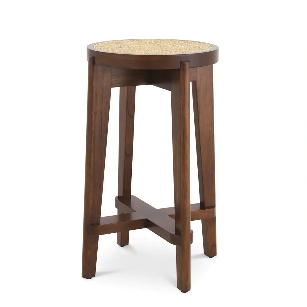 Eichholtz Dareau Bar Stool in Classic Brown