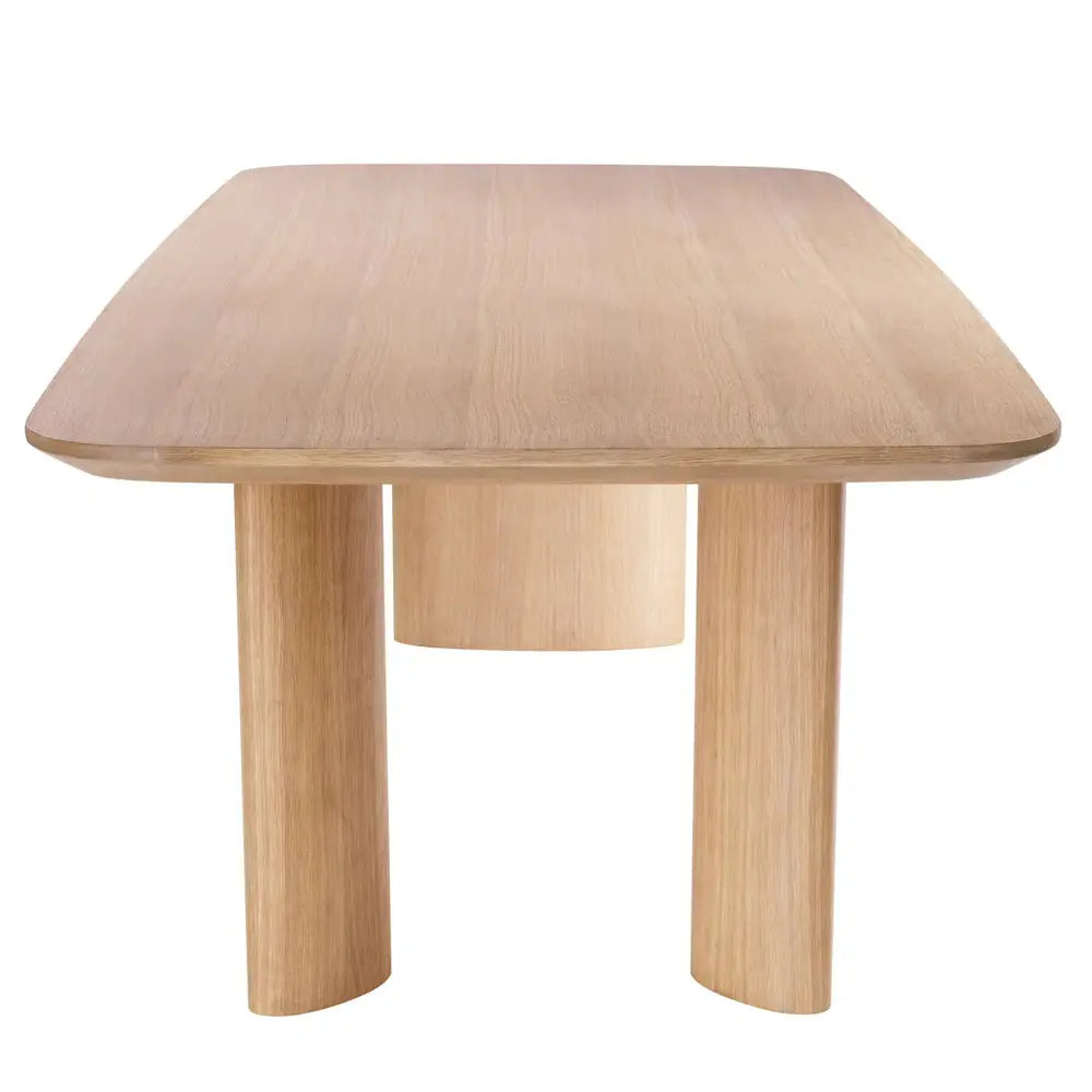 Product photograph of Eichholtz Harmonie Dining Table In Natural Oak Veneer from Olivia's.