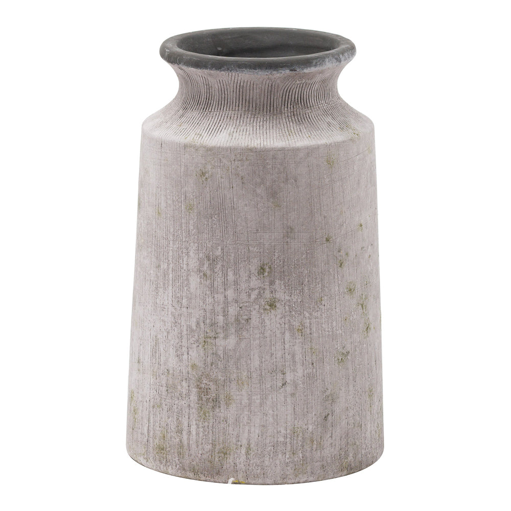 Product photograph of Hill Interiors Bloomville Urn Vase In Stone from Olivia's