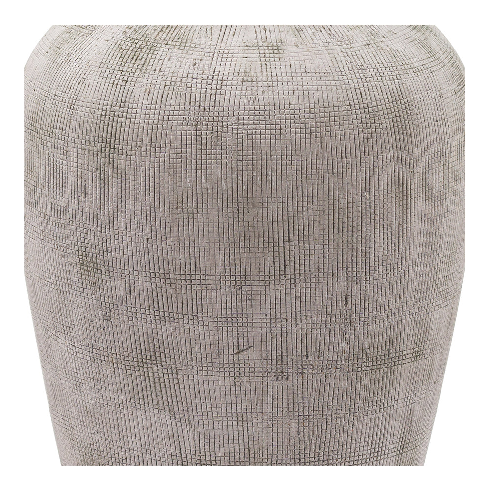 Product photograph of Hill Interiors Bloomville Chours Vase In Stone from Olivia's.