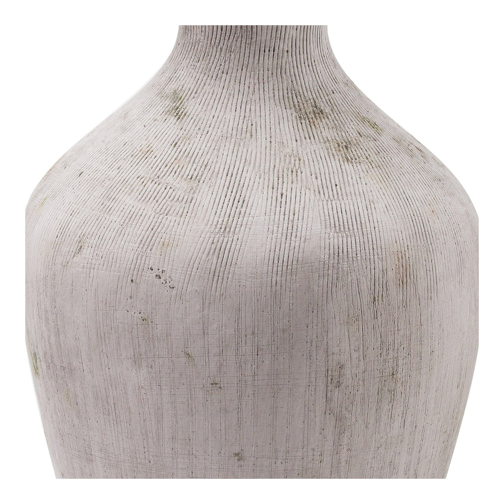 Product photograph of Hill Interiors Bloomville Ellipse Vase In Stone from Olivia's.