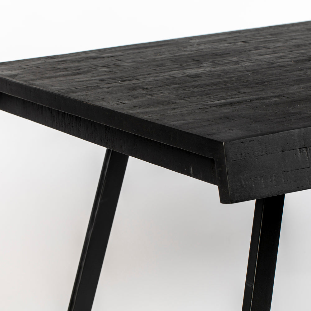 Product photograph of Olivia S Nordic Living Collection - Sverre Dining Table In Black Extra-large - 220x100cm from Olivia's.