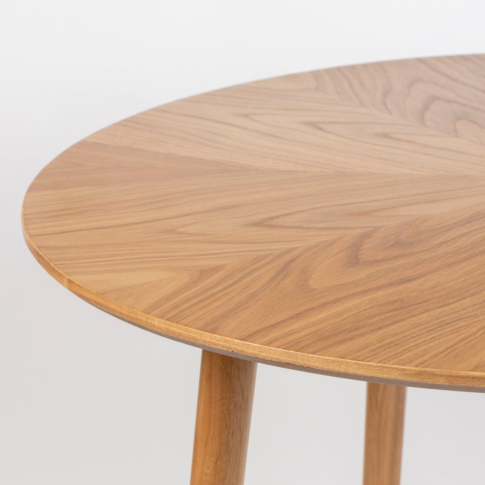 Product photograph of Olivia S Nordic Living Collection - Floris Dining Table In Natural Small - 100cm from Olivia's.