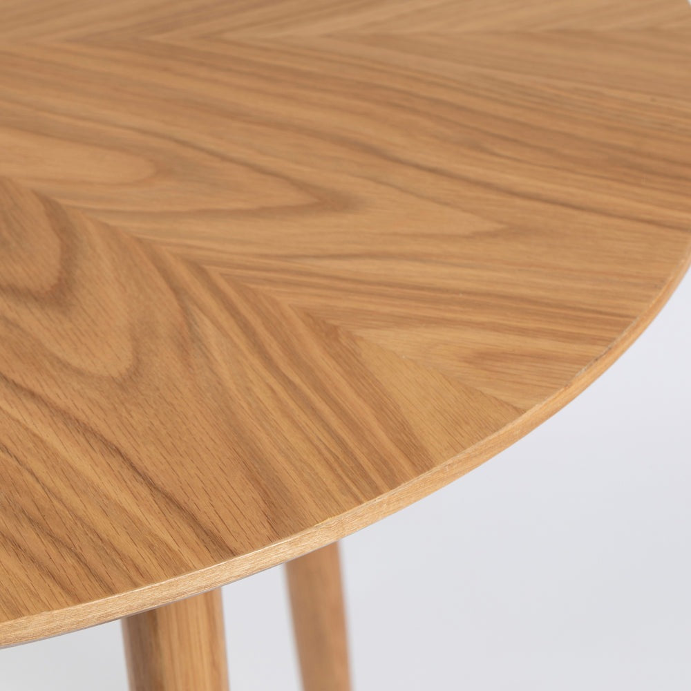 Product photograph of Olivia S Nordic Living Collection - Floris Dining Table In Natural Small - 100cm from Olivia's.