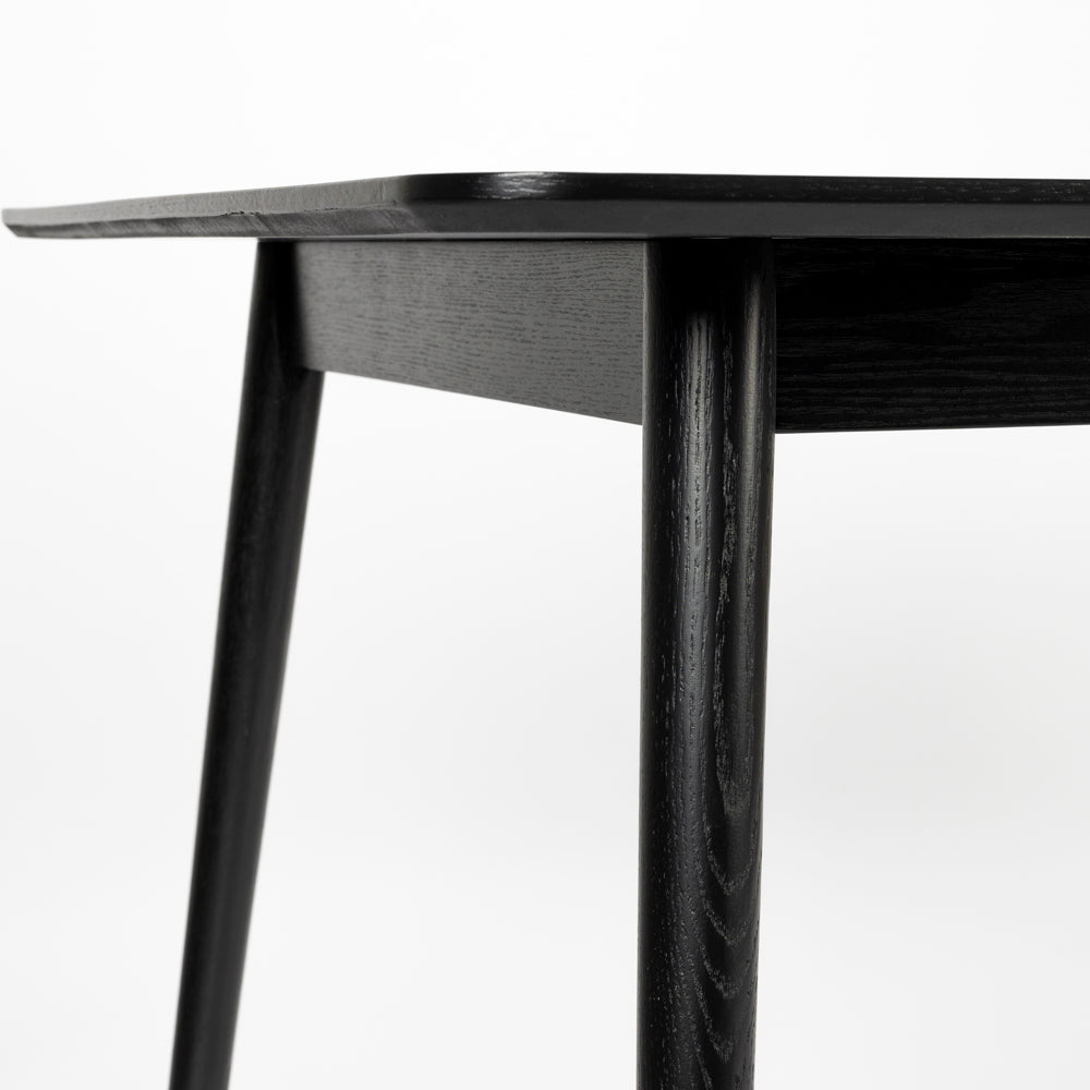 Product photograph of Olivia S Nordic Living Collection Floris Rectangle Dining Table In Black Large from Olivia's.