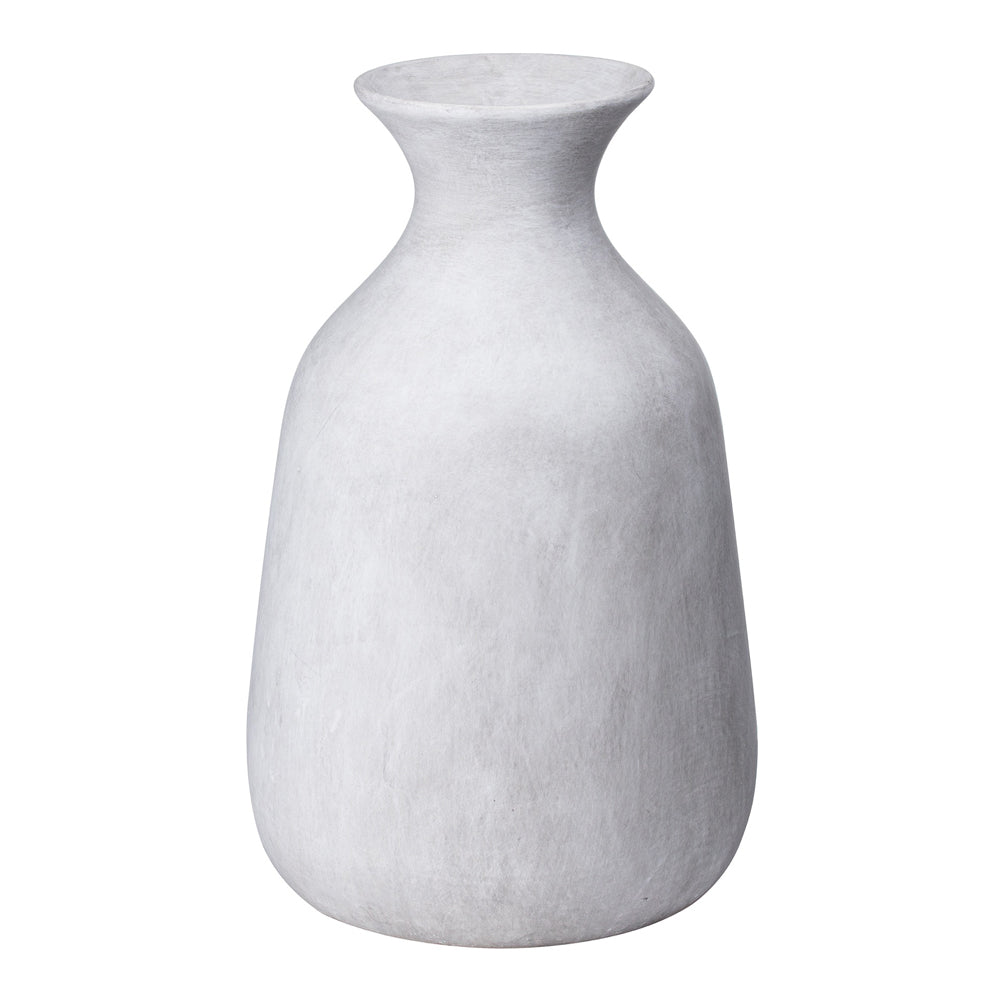 Product photograph of Hill Darcy Ople In Stone Vase In Stone from Olivia's