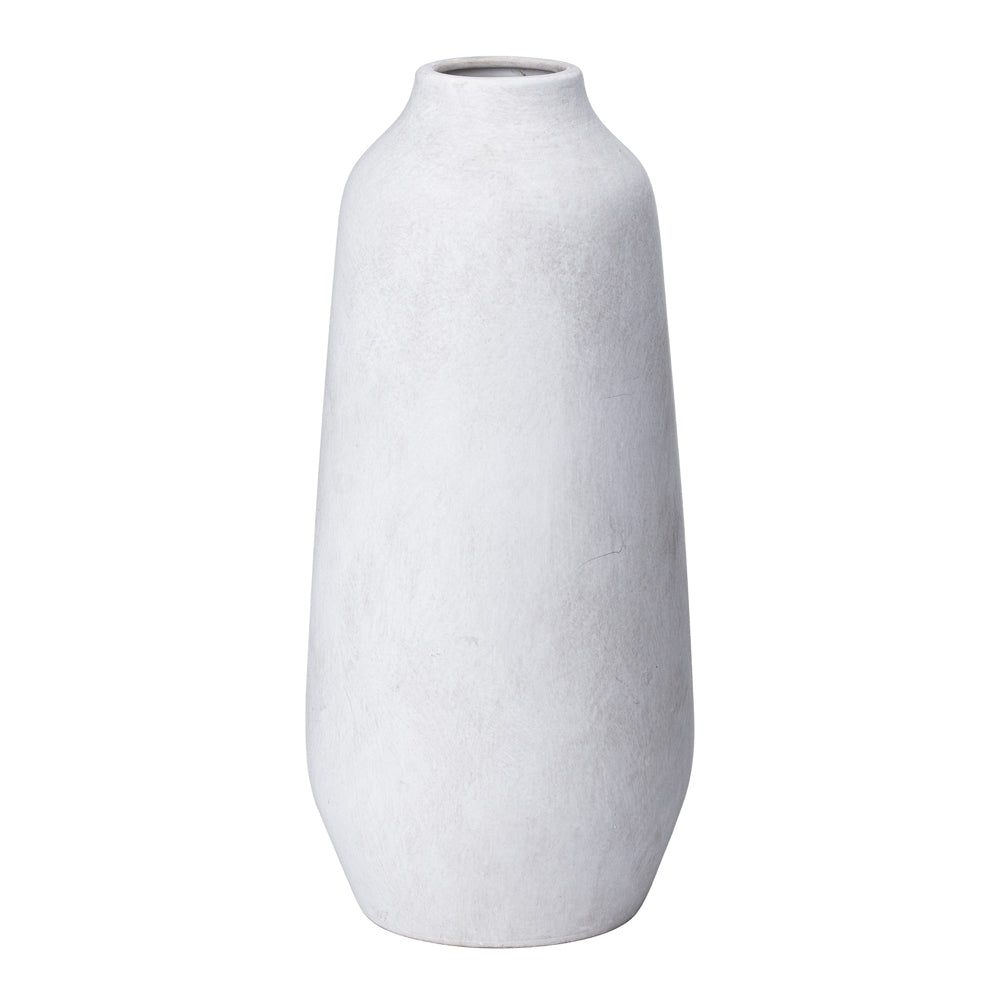 Product photograph of Hill Darcy Ople Tall Vase In Stone from Olivia's