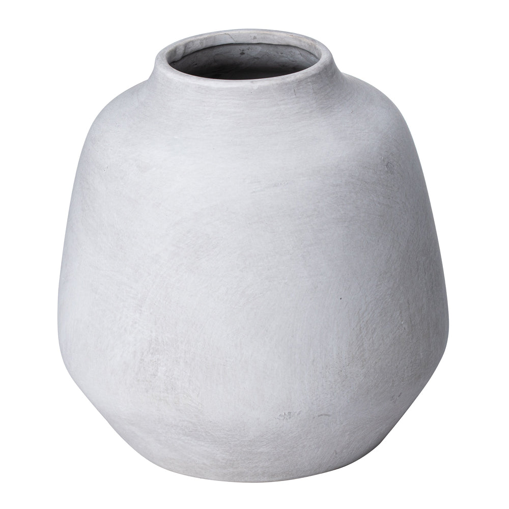 Product photograph of Hill Darcy Ople Vase In Stone from Olivia's