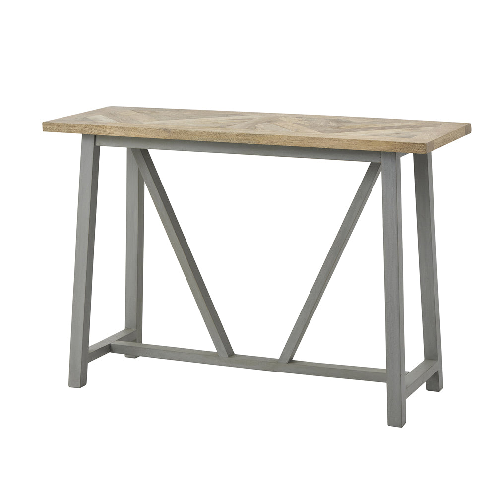 Hill Interiors Nordic Collection Console Table In Grey