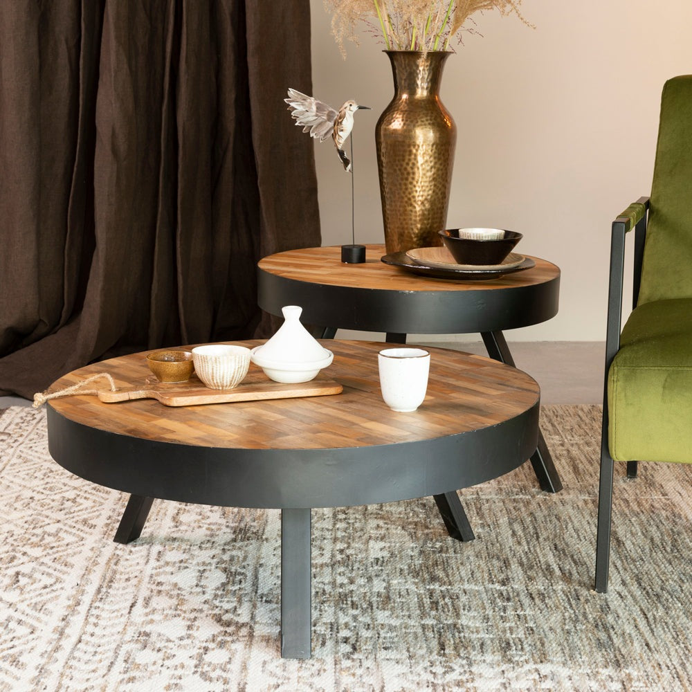 Product photograph of Olivia S Nordic Living Collection - Sverre Coffee Table In Brown Large - 74x32cm from Olivia's.