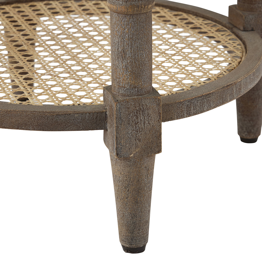 Product photograph of Hill Interiors Raffles Tall Round Side Table from Olivia's.