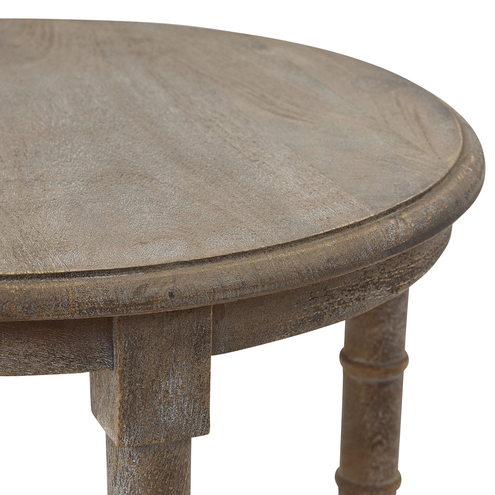 Product photograph of Hill Interiors Raffles Tall Round Side Table from Olivia's.