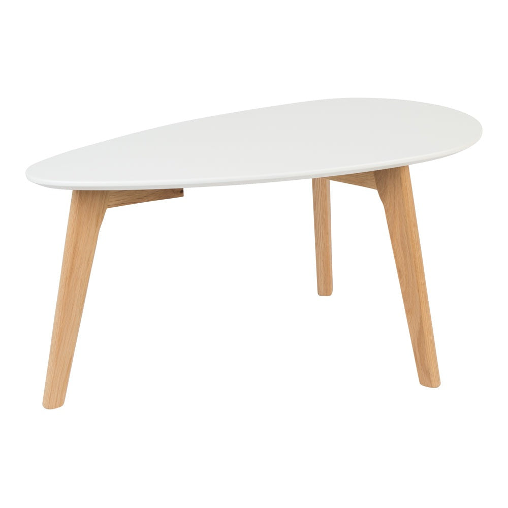 Product photograph of Olivia S Nordic Living Collection - Daeg Set Of 2 Coffee Tables In White from Olivia's.
