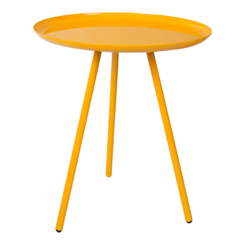 Product photograph of Olivia S Nordic Living Collection - Frann Side Table In Tangerine from Olivia's