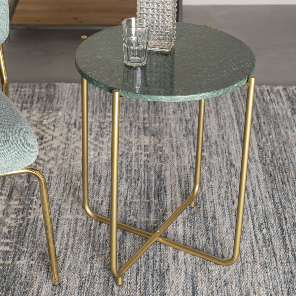 Product photograph of Olivia S Nordic Living Collection - Toste Side Table In Green from Olivia's.