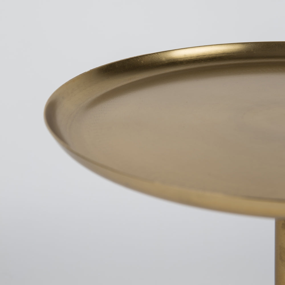 Product photograph of Olivia S Nordic Living Collection - Feya Side Table In Gold from Olivia's.
