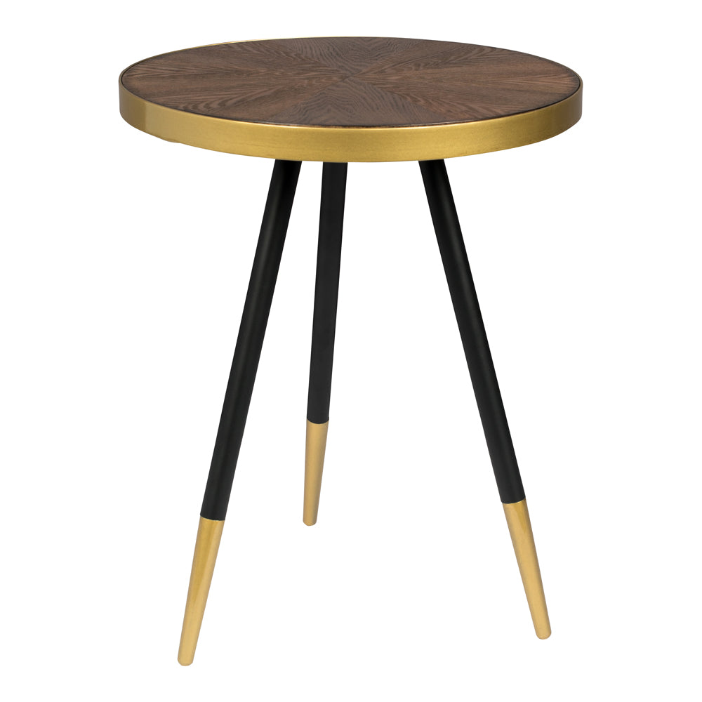 Product photograph of Olivia S Nordic Living Collection - Daven Side Table In Brown from Olivia's