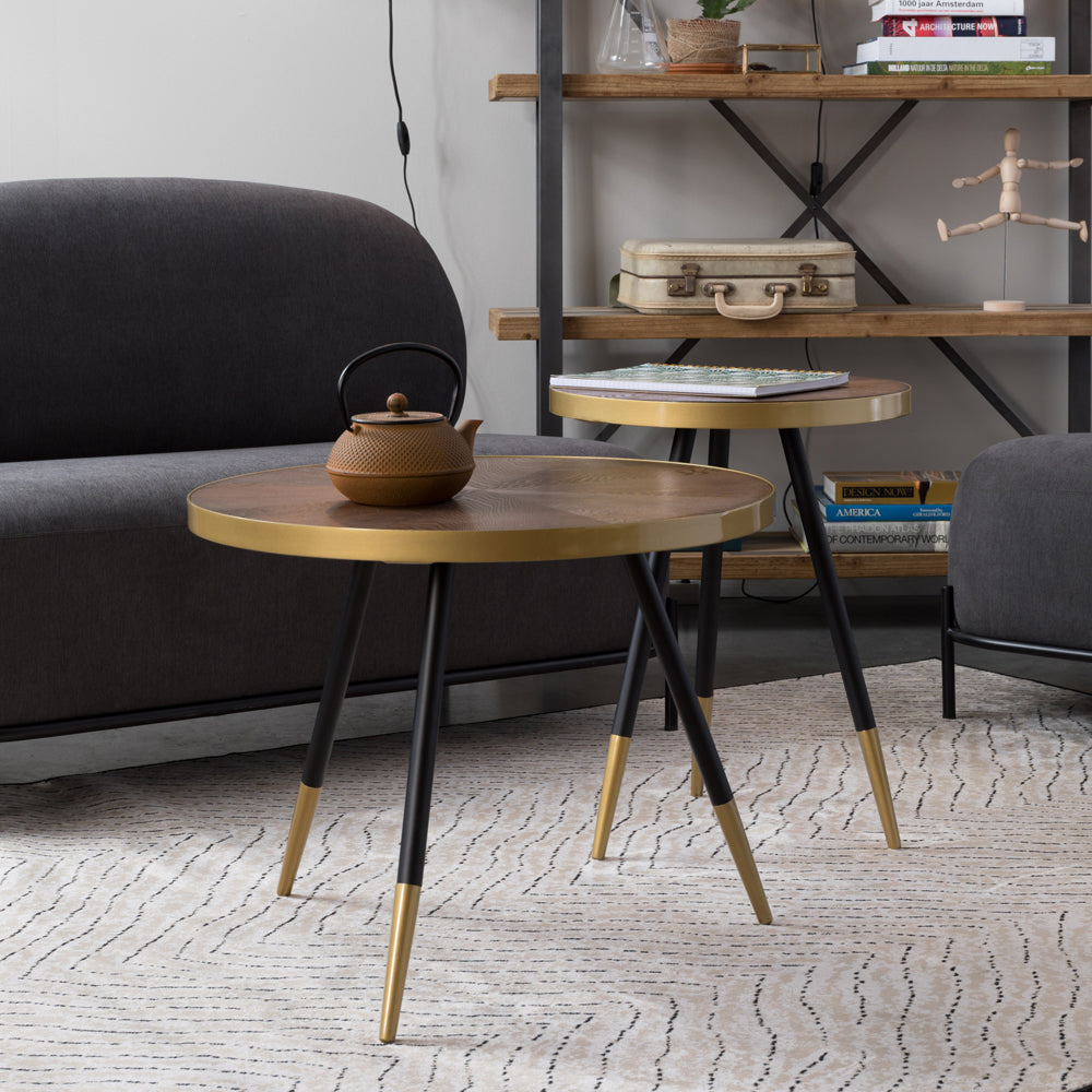 Product photograph of Olivia S Nordic Living Collection - Daven Coffee Table In Brown from Olivia's.