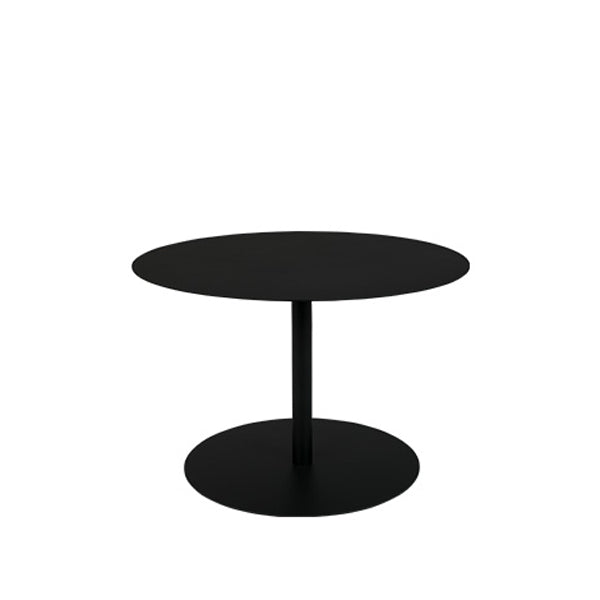 Zuiver Snow Round Side Table Black Round Medium