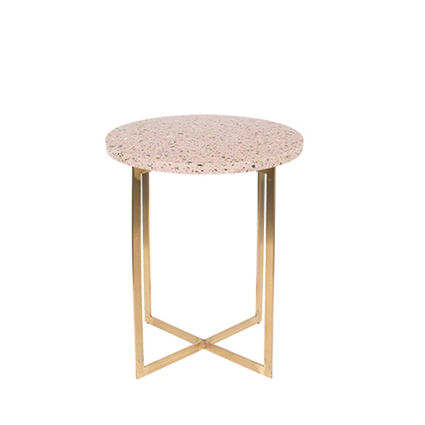 Zuiver Luigi Side Table Pink Pink Round