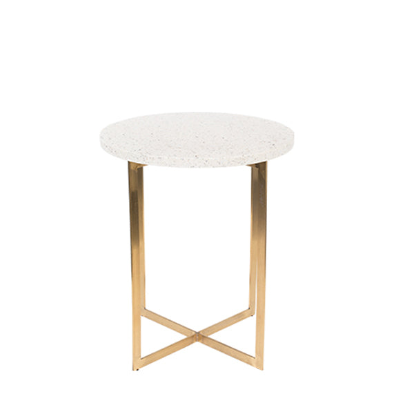 Zuiver Luigi Side Table White White Square