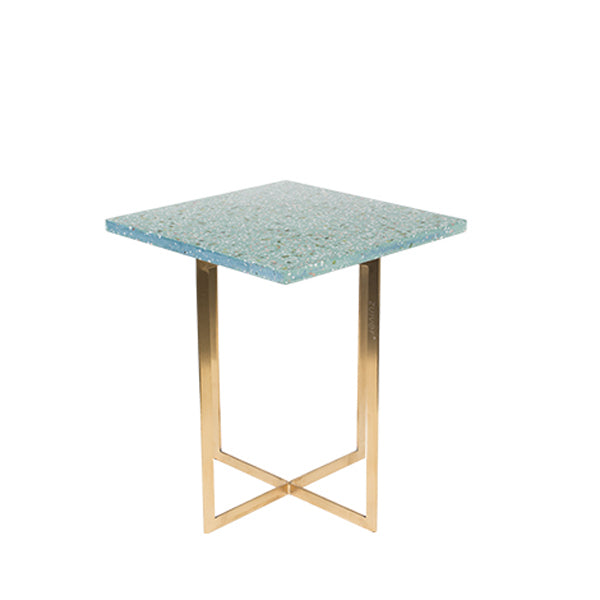 Zuiver Luigi Side Table Green Green Square
